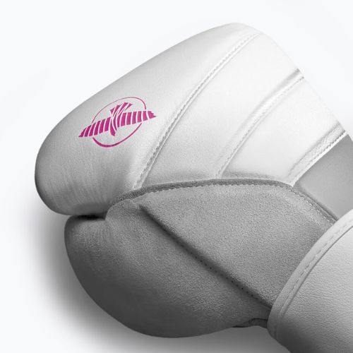 Hayabusa T3 boxing gloves white and pink T314G