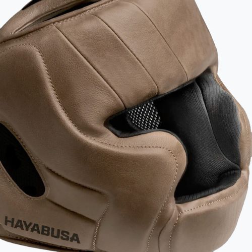 Hayabusa T3 Lc Headguard brown boxing helmet T3LXHG-BR