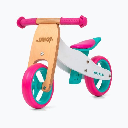 Milly Mally Jake 2in1 tricycle white and pink 3754