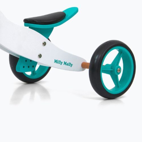 Milly Mally Jake 2in1 tricycle white and blue 3218