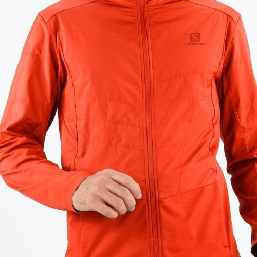 Men's Salomon Outline AS Hybrid Mid jacket red LC1809000