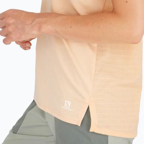 Women's trekking t-shirt Salomon Outline Summer SS orange LC1794500