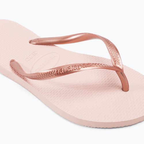 Women's Havaianas Slim flip flops pink H4000030