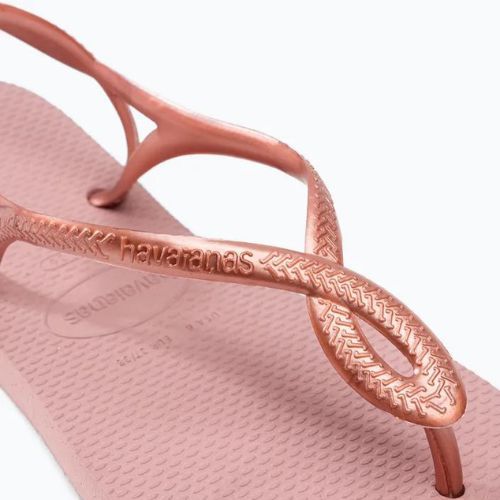 Women's Havaianas Luna flip flops pink H4129697