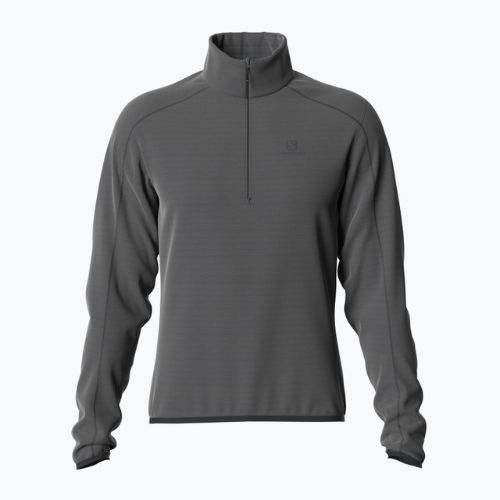 Men's Salomon Outrack HZ Mid fleece sweatshirt black LC1369900