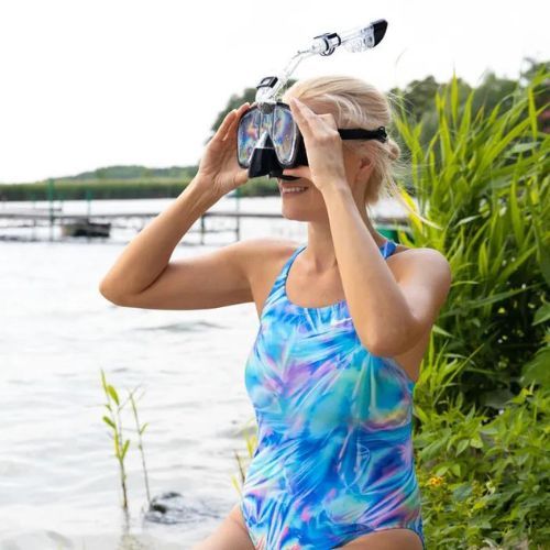 AQUASTIC Snorkelling Kit Black SMFK-01LC