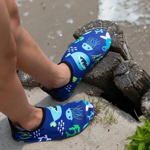 Children's water shoes AQUASTIC Aqua blue KWS054