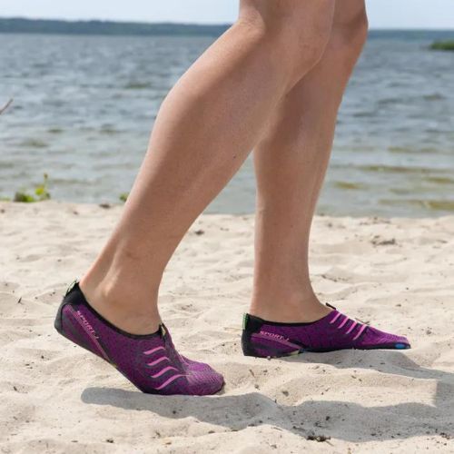 AQUASTIC Aqua water shoes purple WS008