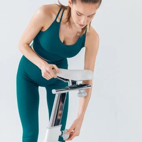TREXO stationary bicycle white EB300