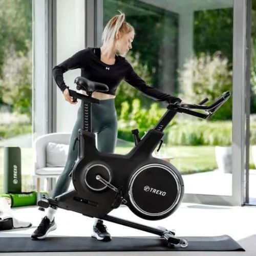 XTREXO stationary bike black EB-500S