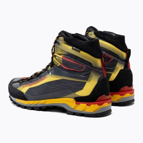 Men's La Sportiva Trango Tech GTX high-mountain boots grey-yellow 21G999100
