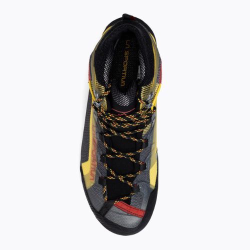 Men's La Sportiva Trango Tech GTX high-mountain boots grey-yellow 21G999100