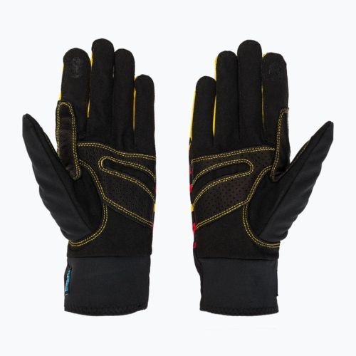 LaSportiva Skimo Race men's ski glove yellow and black Y43999100_L