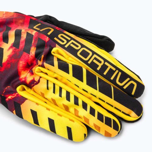 LaSportiva Skimo Race men's ski glove yellow and black Y43999100_L