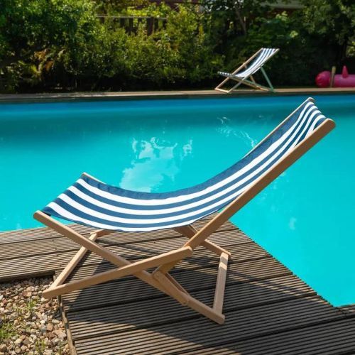 Tourist deck chair KADVA LSA00780 blue