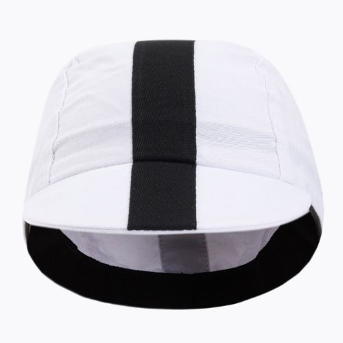 Luxa Classic Stripe white and black under-helmet cycling cap LULOCKCSW