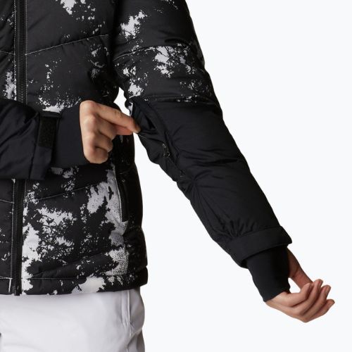 Columbia Abbott Peak Insulated women's ski jacket black and white 1909971