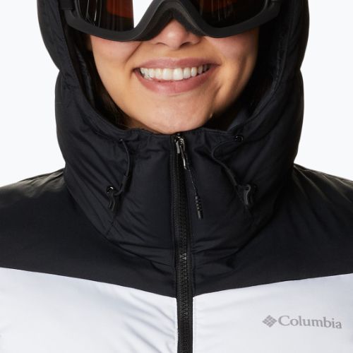 Columbia Abbott Peak Insulated women's ski jacket black and white 1909971