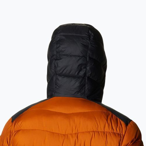 Columbia Labyrinth Loop Hooded men's down jacket orange 1957343