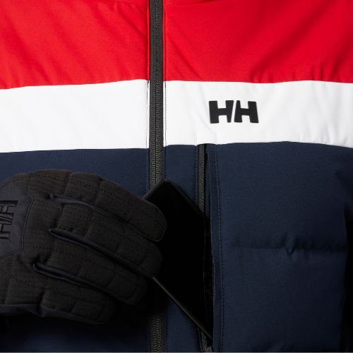 Helly Hansen men's ski jacket Bossanova Puffy navy blue and red 65781_597