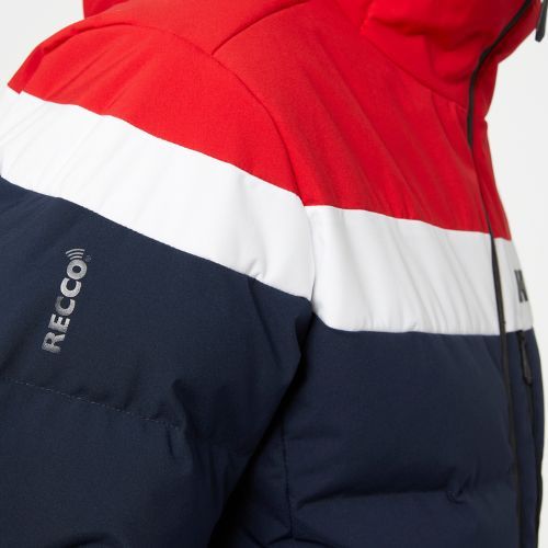 Helly Hansen men's ski jacket Bossanova Puffy navy blue and red 65781_597