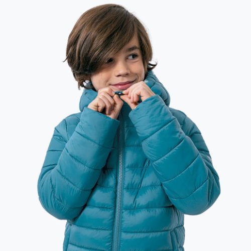 Children's 4F down jacket blue HJZ22-JKUMP001