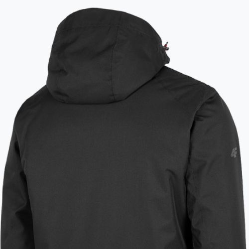 Men's 4F ski jacket black H4Z22-KUMN003