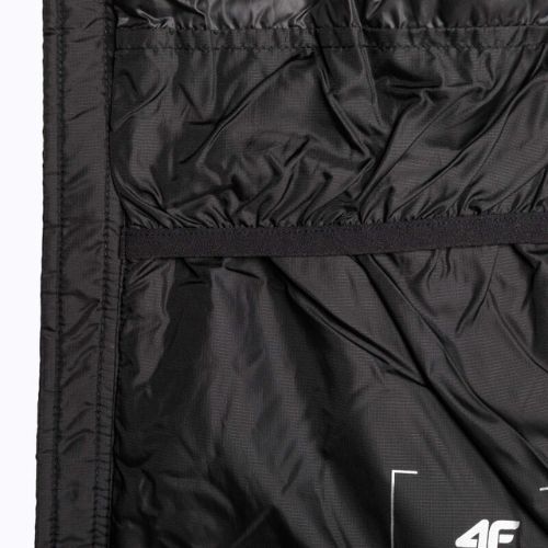 Men's 4F down jacket black H4Z22-KUMP006