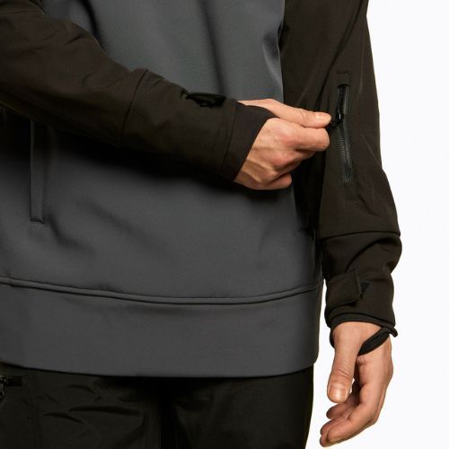 Men's 4F snowboard jacket graphite H4Z22-SFM001F