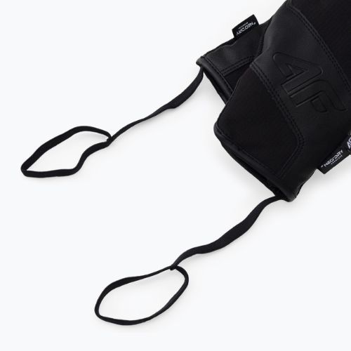 Men's ski gloves 4F black H4Z22-REM004