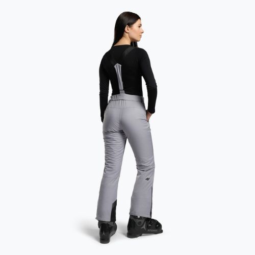 Women's ski trousers 4F grey H4Z22-SPDN002