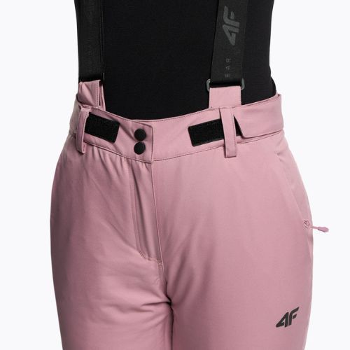 Women's ski trousers 4F pink H4Z22-SPDN002