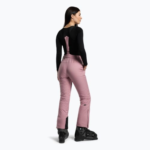 Women's ski trousers 4F pink H4Z22-SPDN002