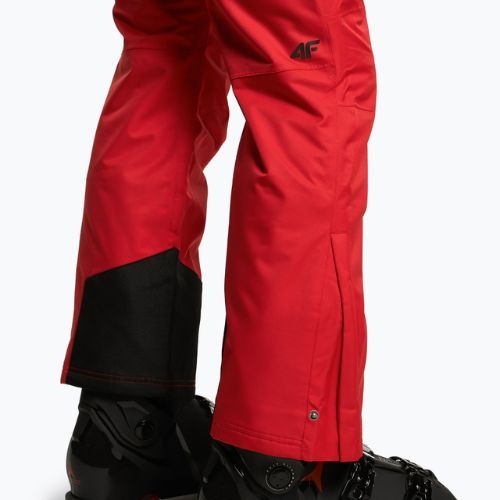 Men's 4F ski trousers red H4Z22-SPMN001