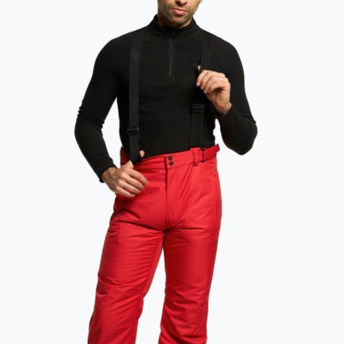 Men's 4F ski trousers red H4Z22-SPMN001