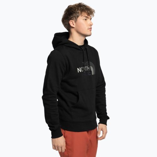Men's trekking sweatshirt The North Face Drew Peak Pullover Hoodie black NF00AHJYKX71
