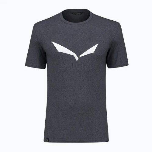 Men's Salewa Solidlogo Dry navy blue trekking shirt 00-0000027018