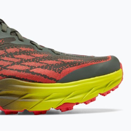 HOKA Speedgoat 5 men's running shoes dark green 1123157-TFST