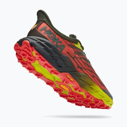 HOKA Speedgoat 5 men's running shoes dark green 1123157-TFST