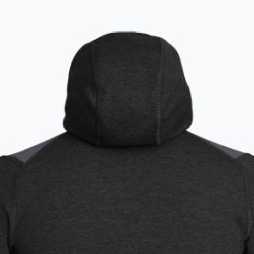 Salewa men's trekking sweatshirt Puez 2 Dry Hood FZ grey-black 00-0000027221