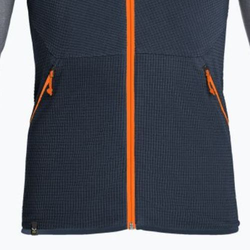 Salewa men's Puez Hybrid PL FZ fleece sweatshirt navy-grey 00-0000027388