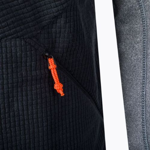 Men's Salewa Puez Hybrid PL FZ fleece sweatshirt black 00-0000027388