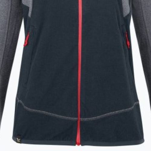 Salewa Puez Hybrid PL FZ Hoody women's fleece sweatshirt grey-green 00-0000027389