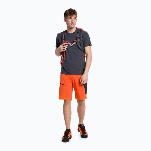 Men's Salewa Lines Graphic Dry trekking shirt navy blue 00-0000028065