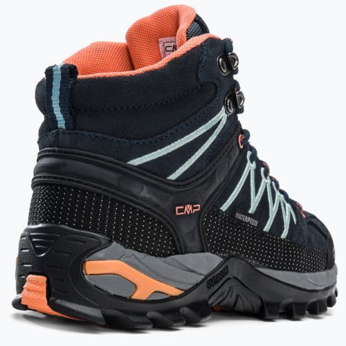 Women's trekking boots CMP Rigel Mid black and navy blue 3Q12946