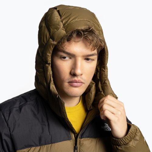 Men's down jacket The North Face Diablo Down Hoodie brown NF0A4M9L