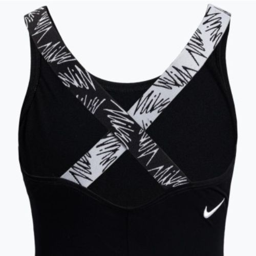 Nike Crossback children's one-piece swimsuit black NESSC727-001