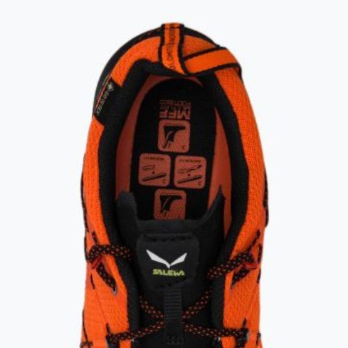Salewa men's Wildfire 2 GTX approach shoe orange 00-0000061414