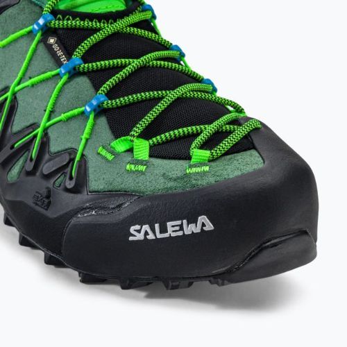 Men's Salewa Wildfire Edge GTX approach shoe green 00-0000061375