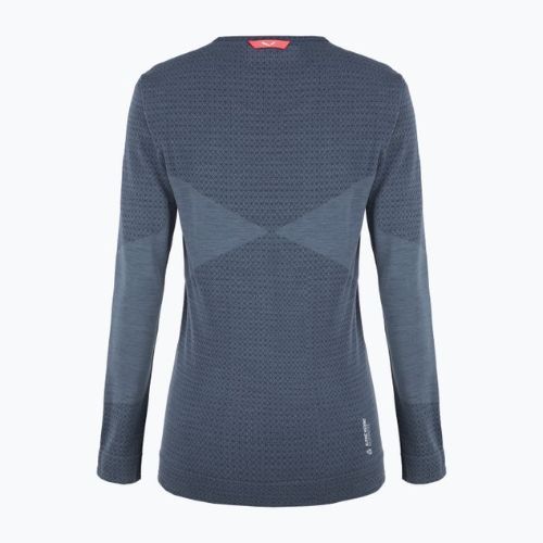 Women's thermal T-shirt Salewa Zebru Med Warm Amr blue 00-0000027958